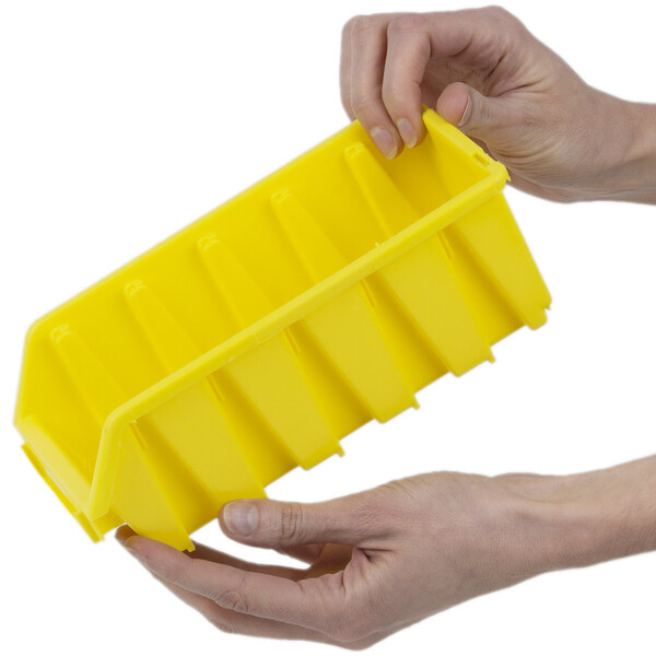 gelbe Regalbox Wandhngend und stapelbar im Langformat mit 1,3 Liter