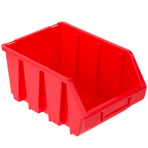 roter Materialflussbehlter 3,8 Liter und Stapelbox fr...