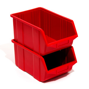 wandhngende und stapelbare Kiste 3,5 Liter Rot