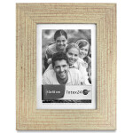 Stand- und Wandrahmen, Holz, Glasscheibe, 13 × 18 cm, Fotorahmen