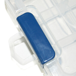 Transparentes Kleinteilemagazin 23 x 12 x 3,5 cm Klarsichtbox