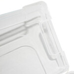 Transparentes Kleinteilemagazin 23 x 12 x 3,5 cm Klarsichtbox