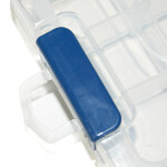 Transparentes Kleinteilemagazin 23 x 12 x 3,5 cm Klarsichtbox