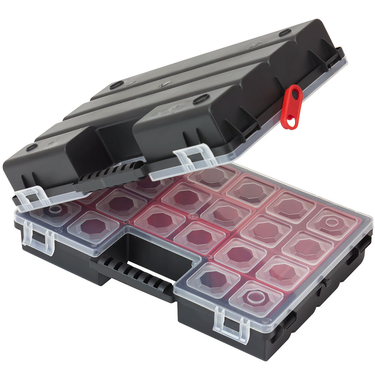 Organizer, Kleinteilemagazin doppelseitig mit Fächer, Haushaltskiste , 9,23 €