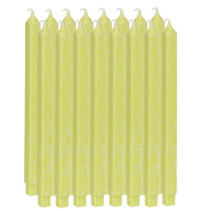 Tafelkerzen, quadratische Duftkerzen 16er-Set, Zitronenduft, Kerzen