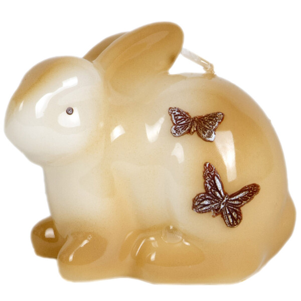 Osterhase, Dekorationskerze aus Wachs, Osterkerze, Hasenkerze