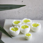 Osterkerzen als Eierschalen 6er Set Schwimmkerzen, Eierkerzen