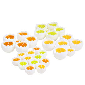 Osterkerzen als Eierschalen, Schwimmkerzen zu Ostern, Eierkerzen