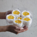 Osterkerzen als Eierschalen, Schwimmkerzen zu Ostern, Eierkerzen