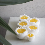 Osterkerzen als Eierschalen, Schwimmkerzen zu Ostern, Eierkerzen