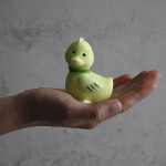 Osterkerzen, Entchen aus Wachs zu Ostern 7er-Set Stearinkerzen