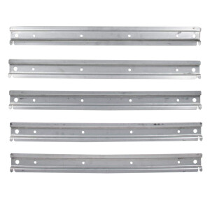 Wandleisten aus Metall 5er-Set