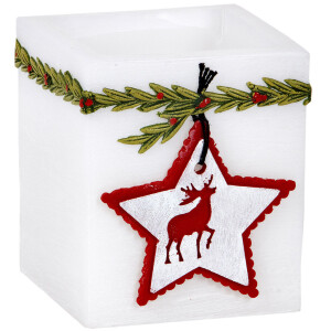 Lampionkerze, Windlicht mit Teelicht, Container zu...