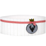 Windlicht aus Wachs, Lampion mit 2 Teelichter zu Weihnachten