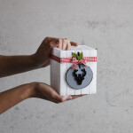 Lampion mit Teelicht zu Weihnachten, Weihnachtskerze, Kerze, Windlicht