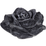 Trauerkerze Rosenblüte Schwarz – Stilvoller Duft fürs Gedenken