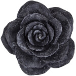 Trauerkerze Rosenblüte Schwarz – Stilvoller Duft fürs Gedenken