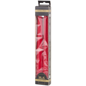 Tafelkerzen, Spitzkerzen in Rot 2er Set, Leuchterkerzen