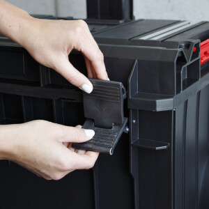 Werkstattkoffer PROFI 38 Liter Modular mit Kleinteilemagazin QS One 350