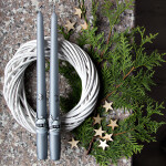 Leuchterkerzen zu Weihnachten, Tafelkerzen, Spitzkerzen, 2er-Set