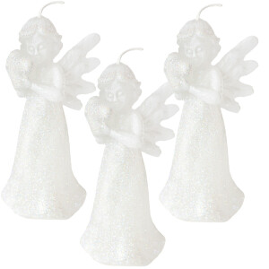 Kerze in Form einer Fee, Weihnachtsfee, Weihnachtskerze, Figurenkerze