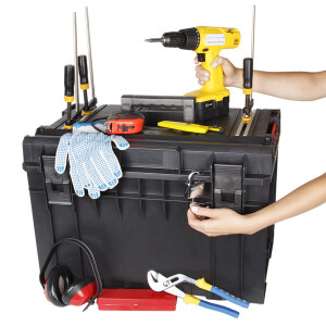 Koffer TECHNIK 55 Liter Werkzeugkoffer Wasserdicht