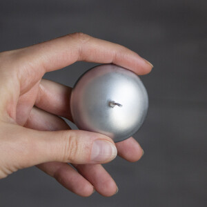 Schwimmkerzen in Metallic-Silber 12er-Set, Teelichter