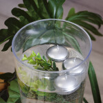 Schwimmkerzen in Metallic-Silber 12er-Set, Teelichter