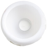 Windlicht aus Wachs, mit Teelichthalter, Rillendesign, Wachssterne