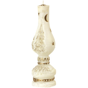 Weihnachtslampe aus Wachs, Figurenkerze, Weihnachtskerze...