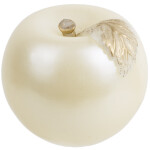 Eine Kerze in Form eines Apfels, Kugelkerze für den Mittelpunkt