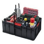 Lagerkiste 35 Liter Transport- und Werkzeugkiste 50 kg Traglast Box Plus