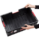 Lagerkiste 35 Liter Transport- und Werkzeugkiste 50 kg Traglast Box Plus