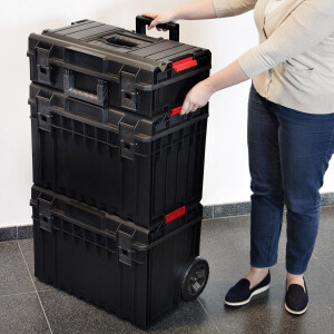 BASIC QS One modularer 130 Liter Werkzeugwagen 120 kg Traglast drei Module