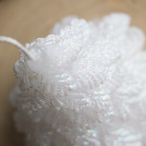 Weihnachtskerze, Tannenbaum aus Wachs, Adventskerze