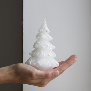 Weihnachtskerze, Tannenbaum aus Wachs, Adventskerze