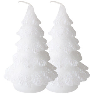 Weihnachtskerze, Tannenbaum aus Wachs, Adventskerze