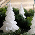 Weihnachtskerze, Tannenbaum aus Wachs, Adventskerze