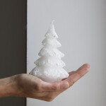 Weihnachtskerze, Tannenbaum aus Wachs, Adventskerze