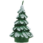 Fest-Tageskerze, Tannenbaum aus Wachs als Weihnachtskerze, Figuren Kerze