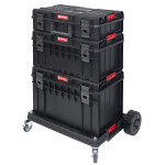 rollende Werkstatt 4teilige Rollwagen und 3 Werkzeugkoffer Modular