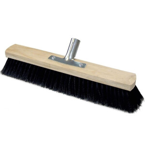 Dichter Saalbesen 50 cm mit Stielhalter Besenhalter...