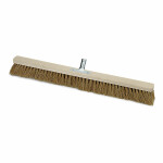Nölle Saalbesen Holz Industriebesen 80 cm lang Natur-Kokos Metallstielhalter