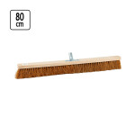 Nölle Saalbesen Holz Industriebesen 80 cm lang Natur-Kokos Metallstielhalter