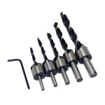 Holzbohrer Satz 5-teilig-Aufstecksenker 4 bis 10 mm