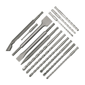 Bohrer-Set 14-teilig SDS Plus Steinbohrer und Meißel