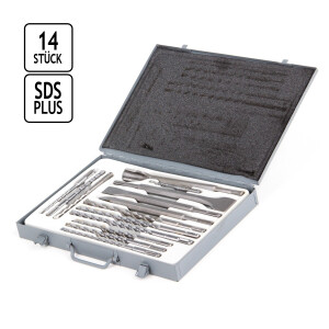 Bohrer-Set 14-teilig SDS Plus Steinbohrer und Meißel