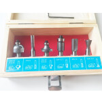 Oberfräsersatz 6-teilig Rand- und Kantenfräser Set, Oberfräsen