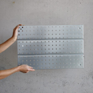 Lochwand Metall Werkzeugwand 58 x 38 cm Hakensortimet 17teilig Werkstattwand