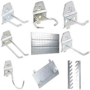 Haken für Baumaschinen 6er-Pack Werkzeughaken 7 × 4 cm